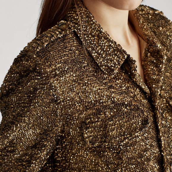 NWT Polo Ralph Lauren Sequined Beaded Jacket, Sz 8 - Picture 4 of 16